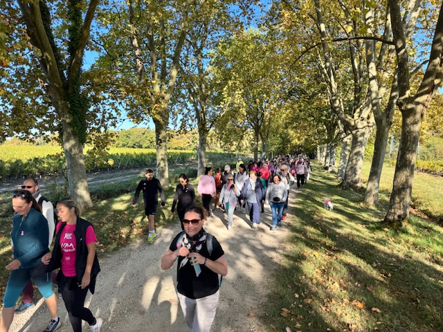 Marche rose au CAV